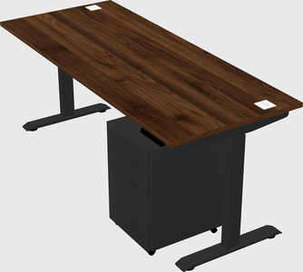 Single motor electric desk