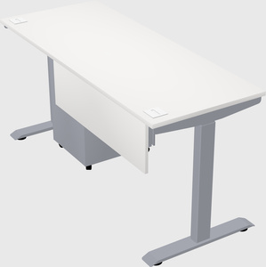 Single motor electric desk