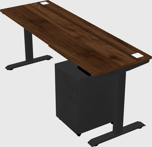 Single motor electric desk