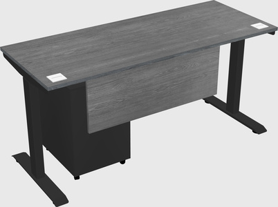 Single motor electric desk