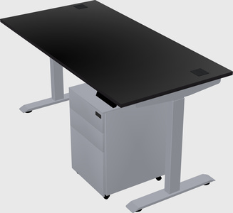 Single motor electric desk