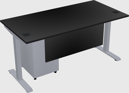 Single motor electric desk