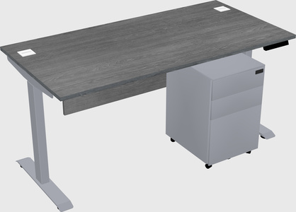 Single motor electric desk