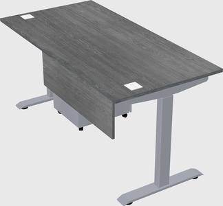 Single motor electric desk