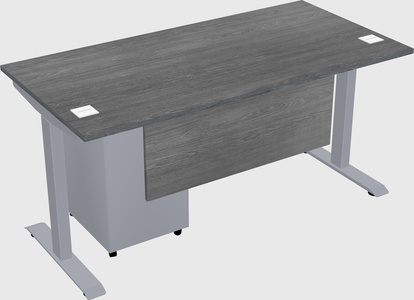Single motor electric desk