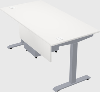 Single motor electric desk
