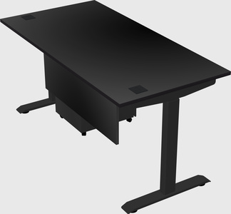 Single motor electric desk
