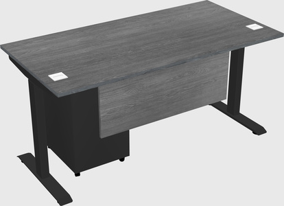 Single motor electric desk