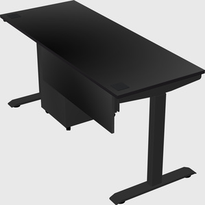 Single motor electric desk