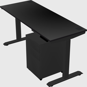 Single motor electric desk