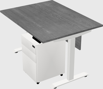 Single motor electric desk