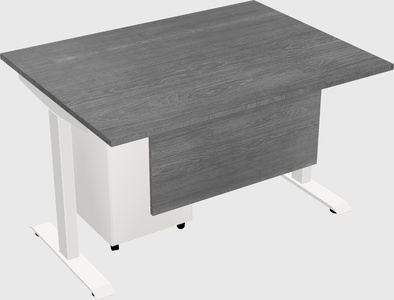 Single motor electric desk