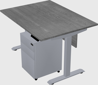 Single motor electric desk