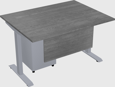 Single motor electric desk