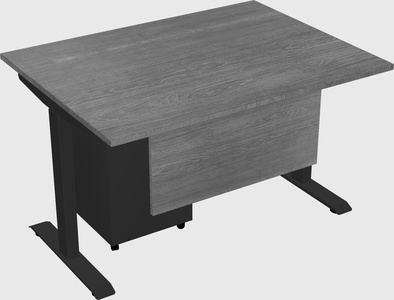 Single motor electric desk