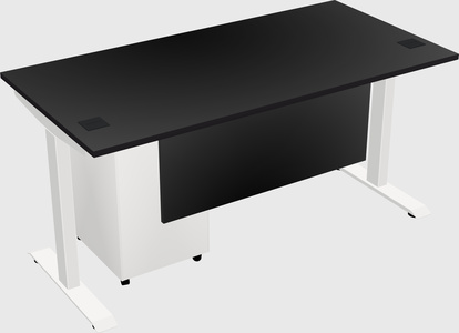 Single motor electric desk