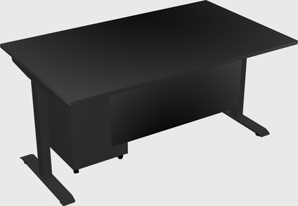 Single motor electric desk