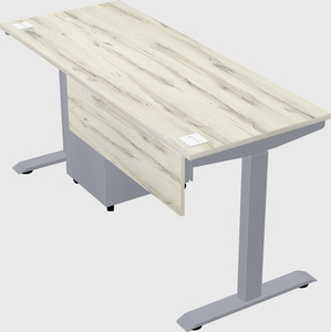 Single motor electric desk