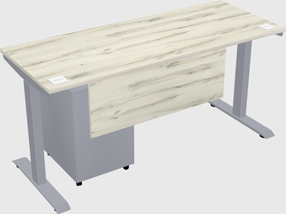 Single motor electric desk
