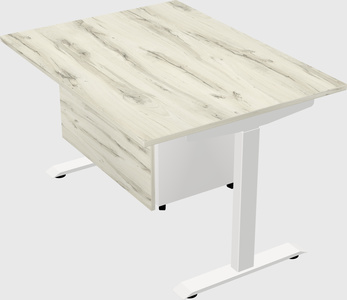 Single motor electric desk