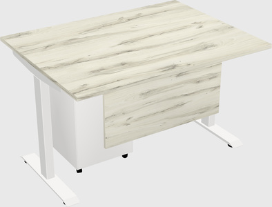 Single motor electric desk