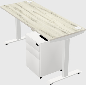 Single motor electric desk
