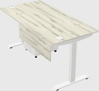 Single motor electric desk