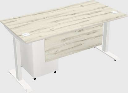 Single motor electric desk