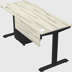 Single motor electric desk