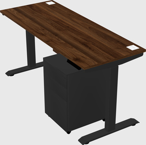 Single motor electric desk