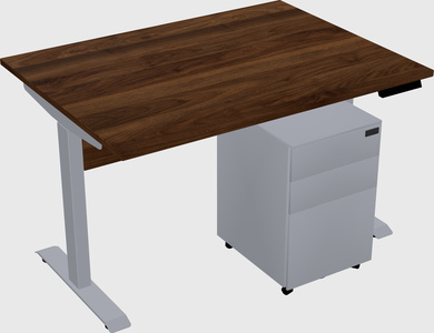Single motor electric desk