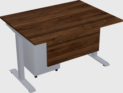 Single motor electric desk