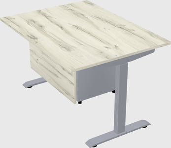 Single motor electric desk