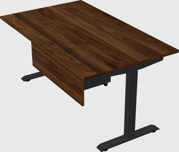Single motor electric desk