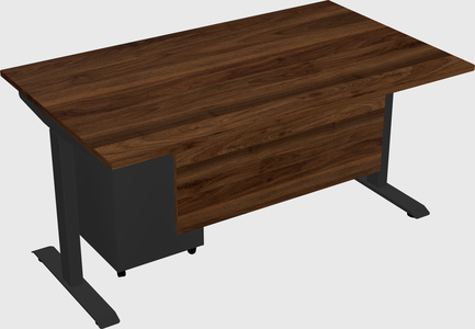 Single motor electric desk