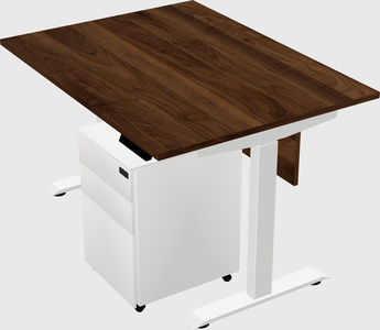Single motor electric desk