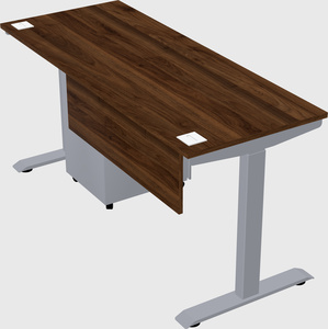 Single motor electric desk