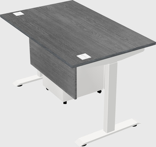 Single motor electric desk