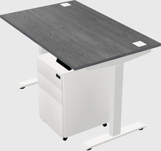 Single motor electric desk