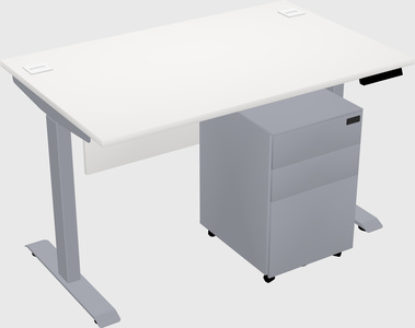 Single motor electric desk