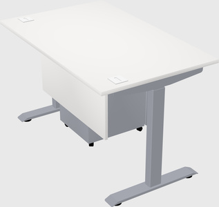 Single motor electric desk