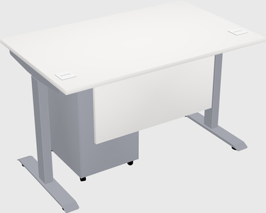 Single motor electric desk