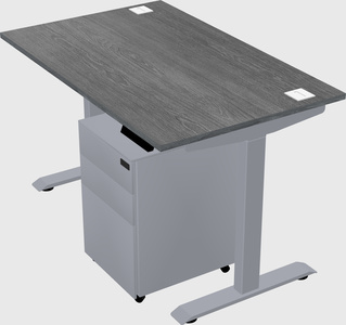 Single motor electric desk