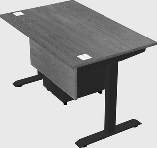 Single motor electric desk