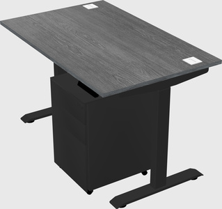 Single motor electric desk