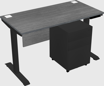 Single motor electric desk