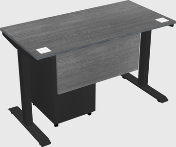 Single motor electric desk