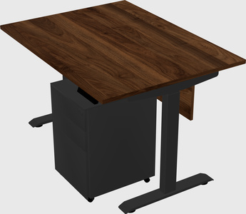 Single motor electric desk