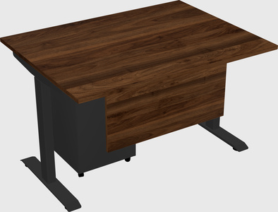 Single motor electric desk
