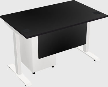 Single motor electric desk